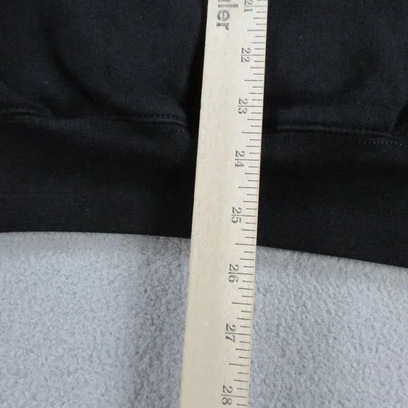 Fear of God Essentials Stretch Limo Hoodie Adult Medium Black Logo Spellout EUC - Picture 8 of 9